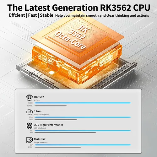 Miniatura 7 de Tablet Android con teclado, tableta Android 15 de 10 pulgadas, 26 GB+256 GB+2 TB expandir, tabletas 2 en 1 con 8 núcleos, WiFi 5G, 8000 mAh, BT5.0