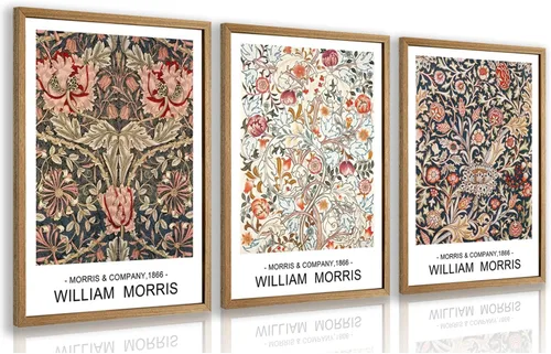 Miniatura 18 de Cyebmo Juego de 3 pinturas enmarcadas de animales del bosque, decoración de pared de animales salvajes del bosque, decoración de pared, pintura