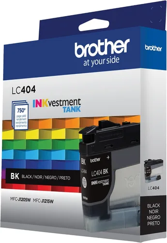 Miniatura 8 de Brother Cartucho de tinta negro genuino LC404BKYield INKvestment Tank - Rendimiento de página: 750