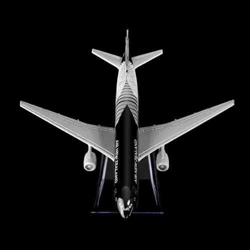 Miniatura 2 de 24-Hours 1/400 Nueva Zelanda black777 modelo de avión para exhibición