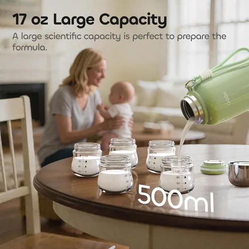 Miniatura 5 de Portable Bottle Warmer for Travel - 3Min Fast Heating of Breast Milk and Formula, 36W Fast Charge, 17 Ounces Large Capacity, Baby Bottle Warmer On