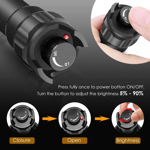 Miniatura 3 de 1605 linterna iluminadora IR de 940 nm para visión nocturna, linterna infrarroja con zoom, iluminador con control remoto de doble presión, cargador
