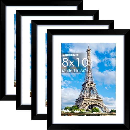 Miniatura 22 de NEXCOVER Portarretratos de 8.5 x 11 pulgadas, color negro, 10 unidades, marcos de fotos de 8.5 x 11 pulgadas con plexiglás HD inastillable, marcos