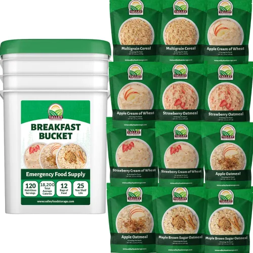 Miniatura 12 de Kit de suministro de alimentos a largo plazo de 180 días 2,100 porciones, +75g de proteína diaria y +1,800 calorías por día Alimentos