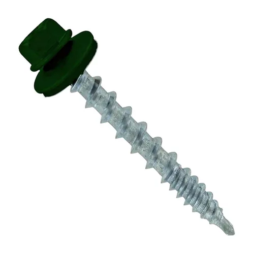 Miniatura 54 de Fasteners Plus ST Fastening Kwikseal Woodbinder Tornillos de Metal a Madera #10 X 1 Burgundy con Arandela de Goma EPDM, 250 Unidades - Diseñados