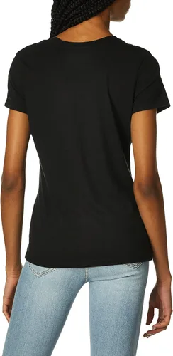 Miniatura 2 de Hanes - Camiseta de manga corta con cuello en V para mujer