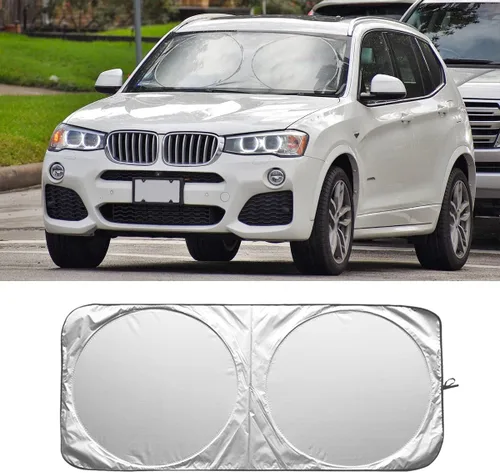 Miniatura 10 de Parasol plegable para el parabrisas del automóvil, protector solar para el volante para bloquear los rayos UV y mantener tu vehículo más fresco