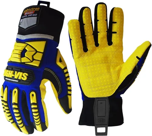 Miniatura 19 de Seibertron Guantes de aceite y gas de rescate de seguridad resistentes a los cortes, resistentes a los cortes, mecánicos antiimpactos, serie