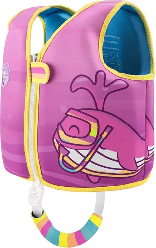 Miniatura 11 de Pottwal Chaleco de natación para niños - Chaqueta de natación - Hecho de neopreno y EPE - con correa ajustable en la entrepierna Verde