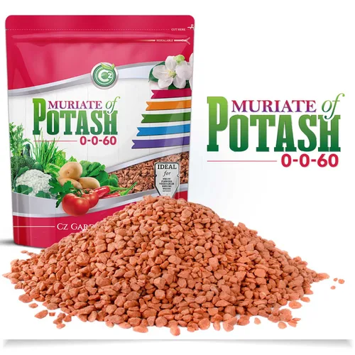 Miniatura 7 de Muriate de potasa 0-0-60 Fertilizante hecho en EE. UU. - MOP Alimento de potasio para plantas y jardines de flores – ¡Promueve grandes flores!