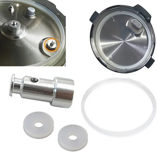 Miniatura 2 de Kit de válvula de flotador de junta de silicona para anillos de sellado para modelos de 5 o 6 cuartos de galón para Innova 42106 Instant Pot