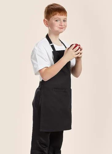 Miniatura 3 de Caldo Delantal para niños (negro)