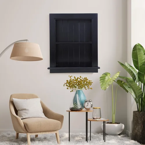Miniatura 5 de Botiquín empotrado de 14 x 18 pulgadas, nicho de pared, gabinete de pared de baño, 3 niveles, estantería entre pernos para paneles de yeso