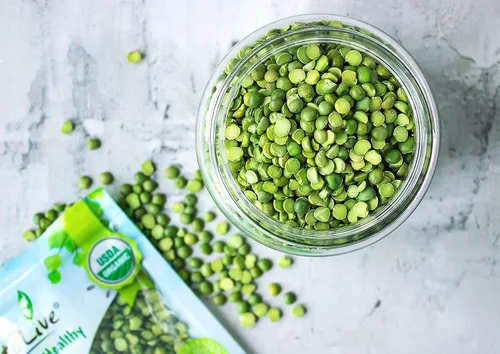 Miniatura 4 de Guisantes verdes orgánicos, 15 libras, sin OMG, secos, veganos, kosher, a granel. Fácil de cocinar. Gran fuente de proteínas, fibra, minerales