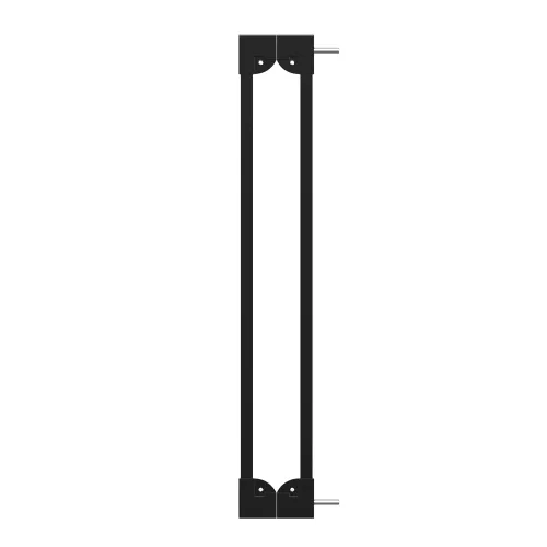 Miniatura 20 de WAOWAO Puerta de acrílico transparente extra alta de 40 pulgadas para bebés y niños con doble cerradura, 29.5-37.37 pulgadas de ancho, puerta