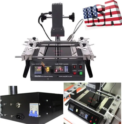 Máquina de estaciones de soldadura, 1250 W IR6500 Infrarrojo BGA Estación de Reparación Calefacción Reball Soldadura Soldadura Soldador Fit Xbox360