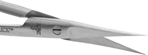Miniatura 2 de Dr. Slick Tijera para el cabello, 4-1/2", bucles dorados, micropunta, recto