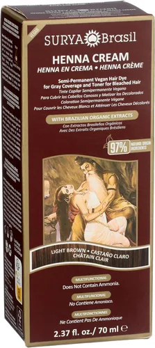 Miniatura 2 de Henna Crema Marrón Claro Surya Nature, Inc 2.31 oz Crema
