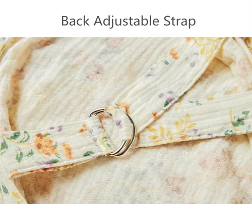 Miniatura 7 de Insular Funda de lactancia de muselina para lactancia materna, fundas de lactancia transpirables con cuello de arco para mamá, delantal de lactancia