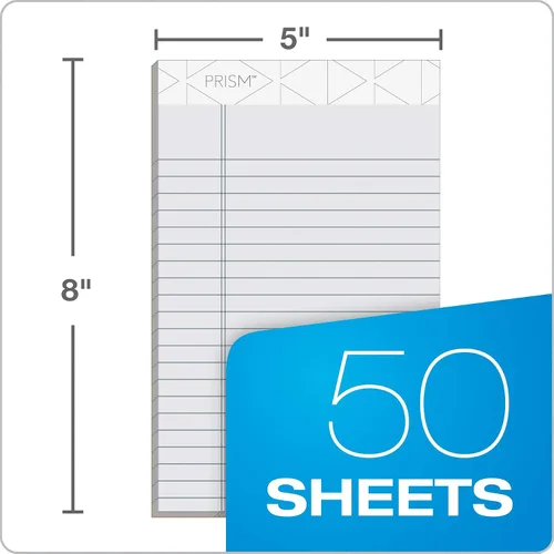 Miniatura 3 de Tops Prism Plus - Bloc legal de 5 x 8 pulgadas, perforado, gris, regla estrecha, 50 hojas por bloc de escritura, paquete de 12 (63060)
