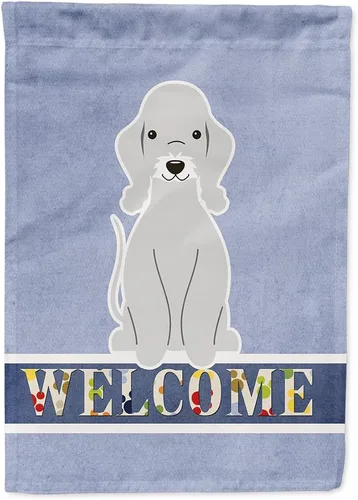 Miniatura 215 de Caroline's Treasures BB5622GF Airedale - Bandera de bienvenida para jardín, bandera decorativa para patio, exteriores, patio, parterres