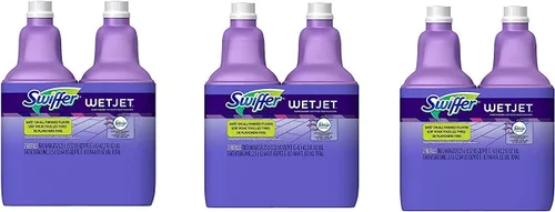 Miniatura 10 de Recambio de solución limpiadora de pisos Swiffer, lavanda, 42.2 onzas líquidas, paquete de 4