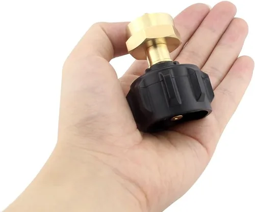 Miniatura 4 de Hooshing Adaptador de Recarga de Propano para Tanques de Propano de 1 lb Válvula Reguladora QCC1 Compatible con Tanque de Propano QCC1/Tipo1