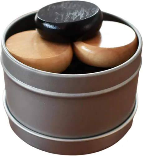 Miniatura 9 de The Deluxe (Walnut Rail) - Juego de mesa tradicional de crokinole octágono