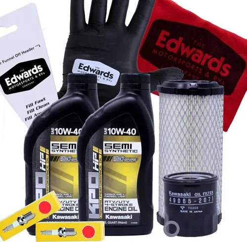 Kit de cambio de aceite Edwards para Kawasaki Mule 4010 KAF620 SE A M N 4x4 2009-2022