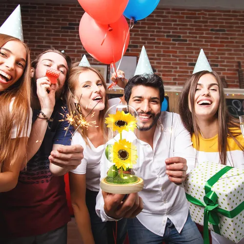 Miniatura 5 de Regalos de cumpleaños para mujeres, Día de la Madre, regalos de girasol para mamá de hija, regalos para mamá para mujeres, hermana, abuela, esposa