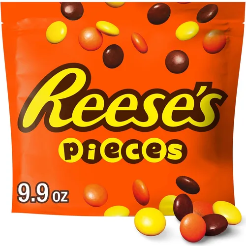 Miniatura 9 de Reese's Pieces - Mantequilla de maní en una cáscara crujiente, bolsa de golosinas a granel, 48 onzas