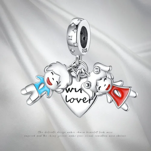 Miniatura 6 de Pandach Dijes de plata de ley 925 para pulseras y collares, colgantes de mariposa y auriculares, dijes de trébol, joyería de regalo para mujeres