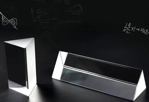 Miniatura 4 de Mini prisma triangular de cristal de cristal, fabricante de arco iris para aprendizaje de espectro de refracción de luz, fotografía, ciencia