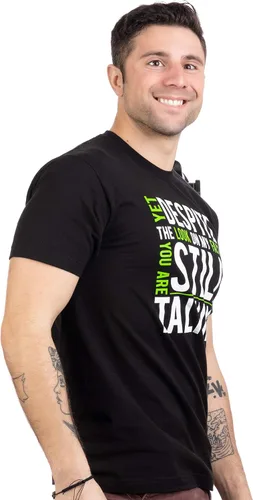 Miniatura 3 de Yet A pesar de la mirada en mi cara, estás todavía hablando Camiseta unisex sarcástica