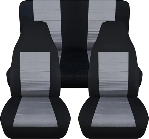 Miniatura 9 de Fundas para asientos de automóvil, Negro