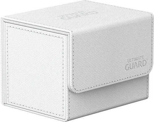 Miniatura 24 de Ultimate Guard Sidewinder 100+, caja de cubierta para 100 tarjetas TCG de doble manga, gris, cierre magnético y forro interior de microfibra para un