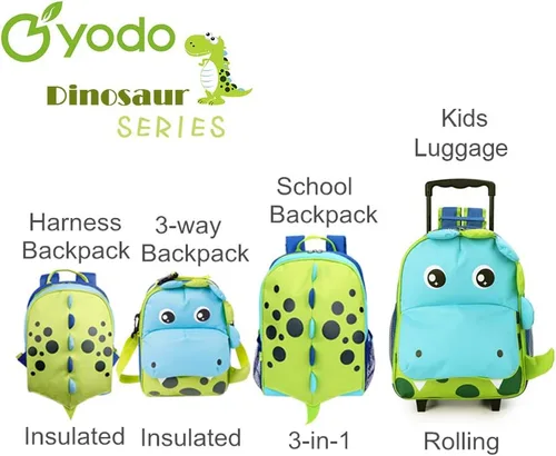 Miniatura 7 de Yodo Mochila escolar para niños pequeños, etiqueta con nombre y correa para el pecho
