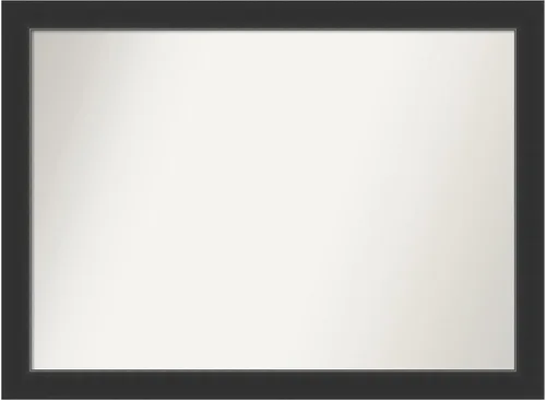 Miniatura 120 de Amanti Art Espejo personalizado, espejo de baño negro Astor, espejo de pared o espejo de tocador de baño sobre el fregadero (25 x 25 pulgadas)