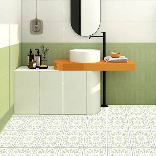 Miniatura 3 de 4 plantillas de mandala reutilizables de 8 x 8 pulgadas, plantillas de piso de azulejos, plantillas de pared bohemias para pintar paredes, azulejos