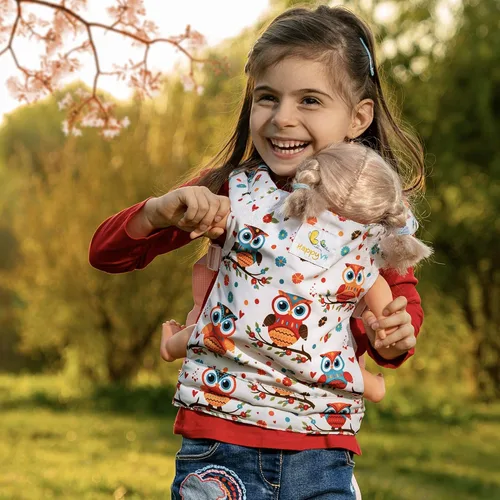 Miniatura 8 de HappyVk - Bolsa de pañales para muñecas y portabebés para niños.