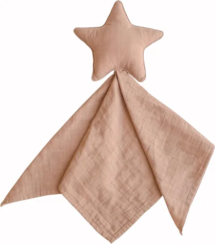 Miniatura 12 de mushie Manta de seguridad Star Baby Lovey 100% algodón de muselina orgánico (amarillo otoño)