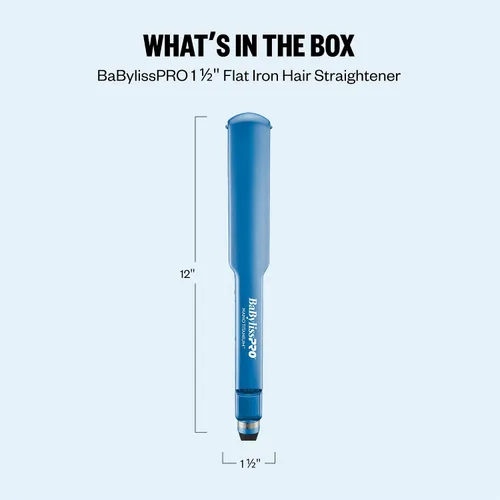 Miniatura 7 de BabylissPRO Nano Titanium Ultra-Thin Hair Straightener, Professional Flat Iron, 5-Inch Extended Plates for Faster Straightening, for All Hair Types