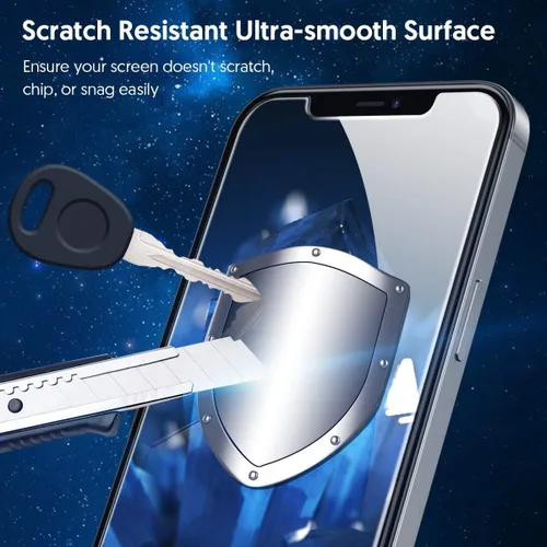 Miniatura 7 de Fotbor Protector de pantalla de privacidad para iPhone 12 Pro Max, protector de pantalla de privacidad para iPhone 12 Pro Max [2 antiespías]