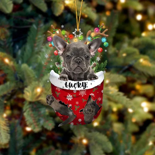 Miniatura 145 de Adorno de Navidad personalizado para perro Airedale Terrier en bolsillo de nieve, adorno para árbol de Navidad, idea de regalo para amantes
