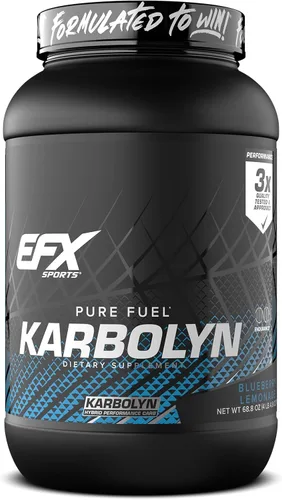 Miniatura 12 de EFX Sports Karbolyn Fuel Polvo de Carbohidratos de Absorción Rápida Carga de Carbohidratos, Energía Sostenida, Recuperación Rápida Libre