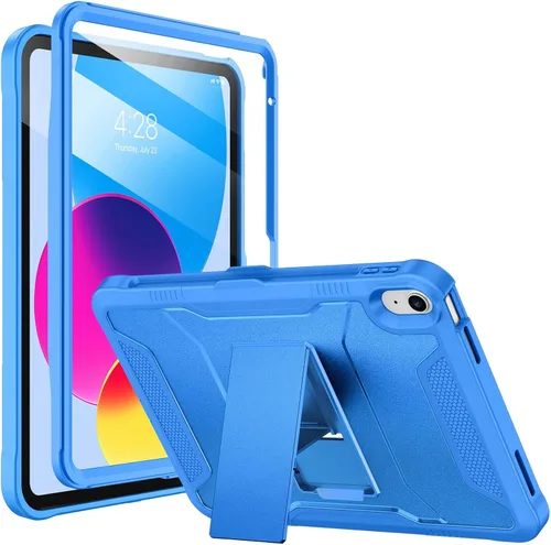 Miniatura 27 de Funda Soke para iPad (A16) de 11ª generación de 11 pulgadas 2025, iPad de 10ª generación de 10.9 pulgadas 2022, con protector de pantalla