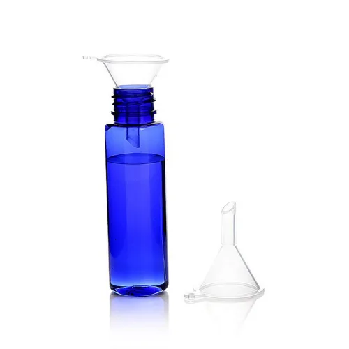 Miniatura 6 de 150 piezas Mini atomizador de botella de plástico de 0.07 onzas líquidas, botella de perfume recargable, botella de muestra vacía con 2 mini embudos