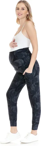Miniatura 91 de Leggings Depot Pantalones de maternidad para mujer, sobre el vientre, pantalones deportivos casuales para descansar