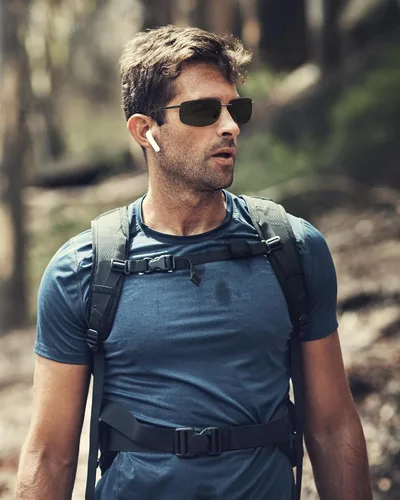 Miniatura 2 de JIM HALO Lentes de sol deportivos para hombres y mujeres, TR90 sin montura para correr, pescar, ciclismo, conducción