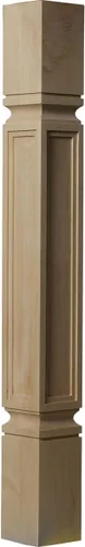 Miniatura 19 de Ekena Millwork COL03X03X35KEAL 3 ménsula de acanto pequeña, 3/4 de pulgada de ancho x 3 3/4 pulgadas de profundidad x 35 1/2 pulgadas de alto